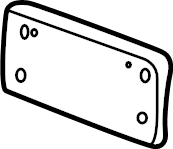 License Bracket 5GM-807-287-H-9B9 - View 4