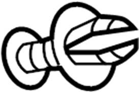 Tail Lamp Assembly Clip 3C8-945-246 - View 8