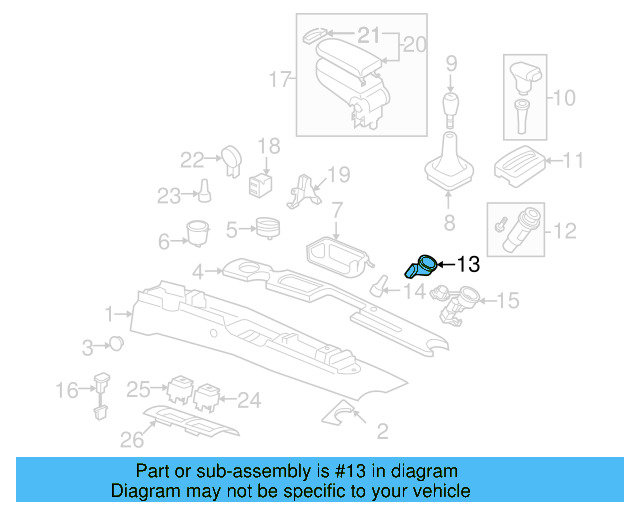 Lighter Assembly Housing 1J0-919-341-G - View 16
