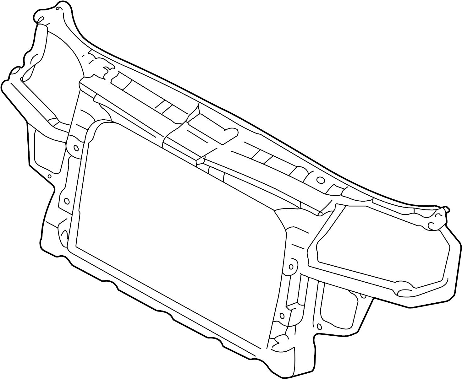 Radiator Support 1J0-805-588-AB - View 3
