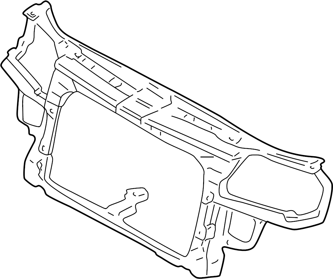 Radiator Support 1J0-805-588-AB - View 2