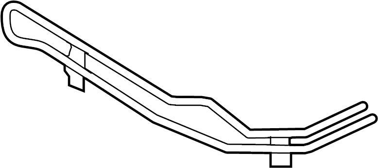 Power Steering Cooler Tube 8D0-422-885-P