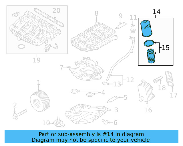 Filter Housing 06L-115-401-K - View 4
