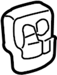 Switch Bezel 1C0-959-527-A-01C - View 2