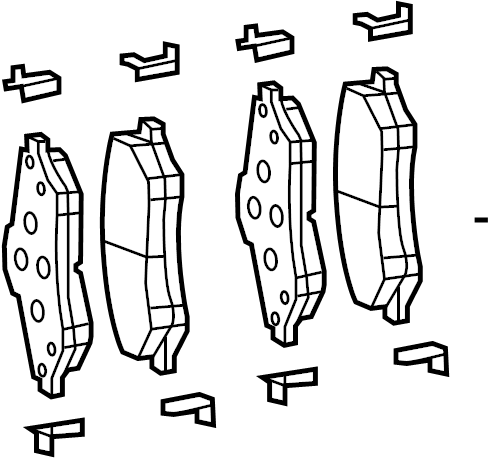 Brake Pads Front 7B0-698-151-F - View 3