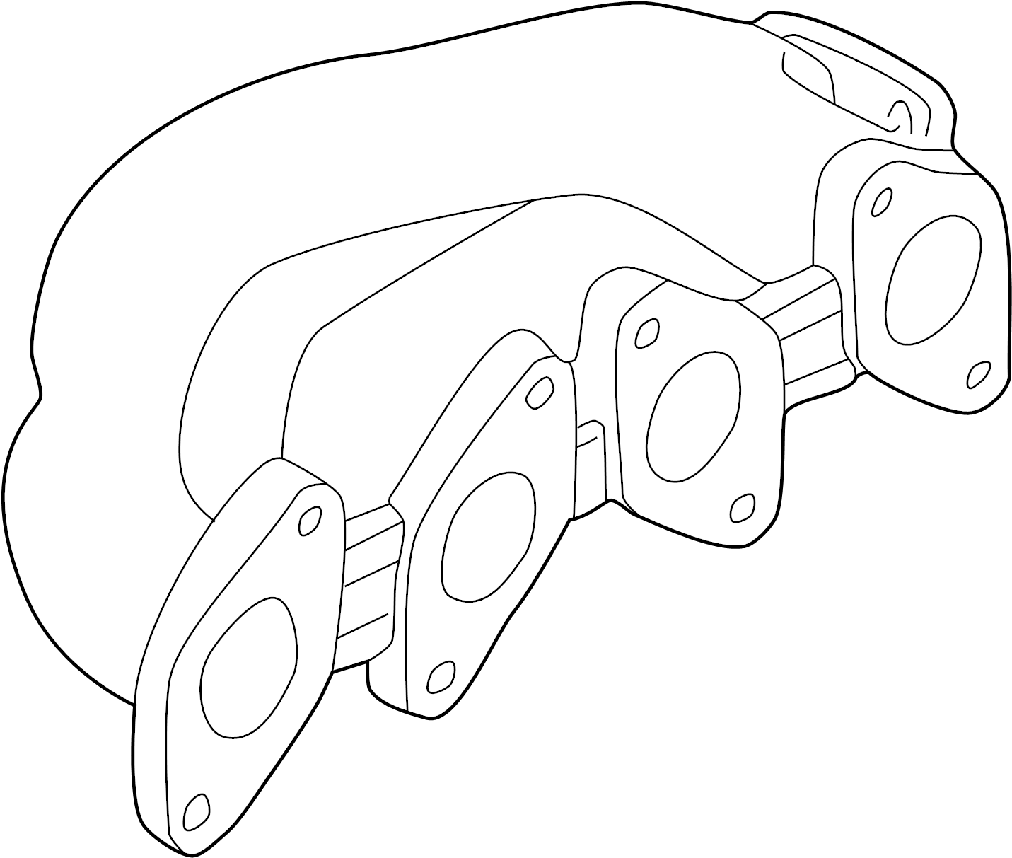 Exhaust Manifold 058-253-033-E - View 6