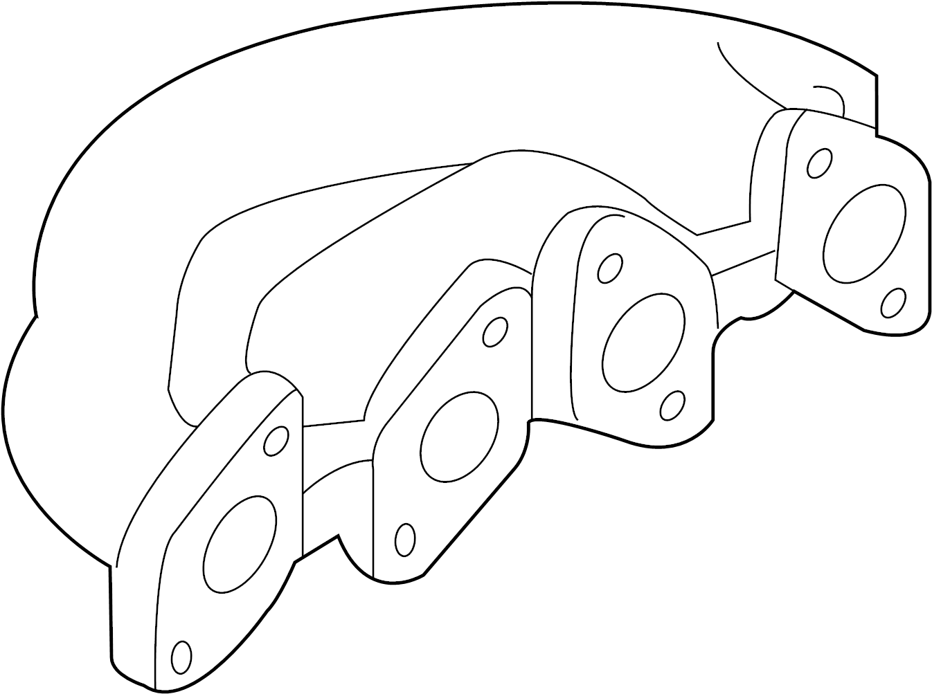 Exhaust Manifold 058-253-033-E - View 5