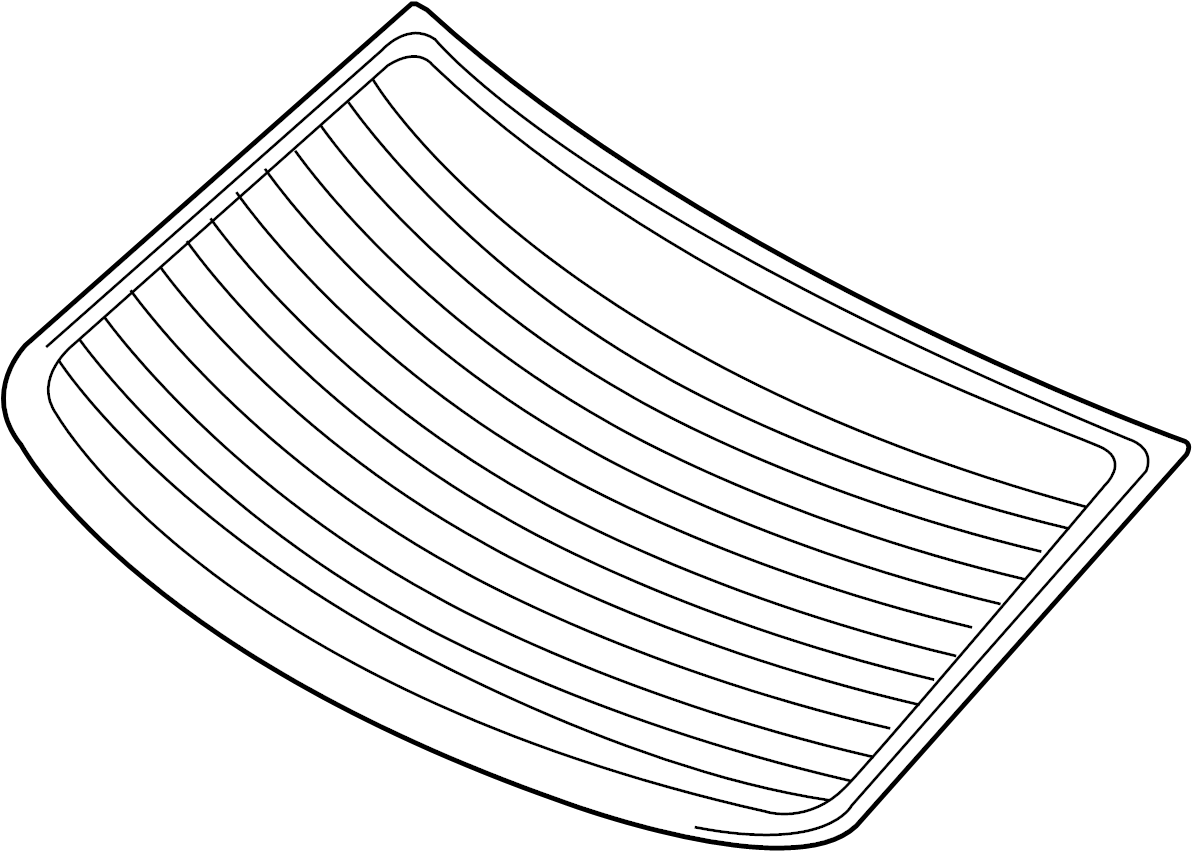 Back Glass 561-845-051-K-NVB - View 2