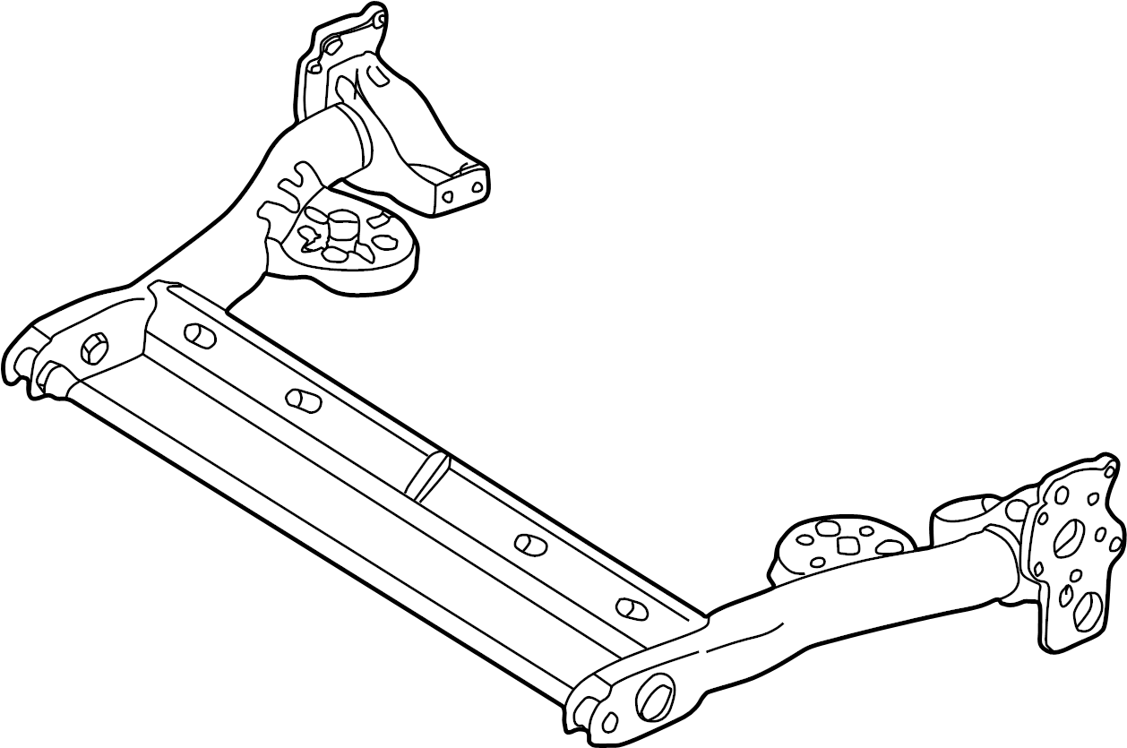Axle Beam 8E0-500-051-T - View 2