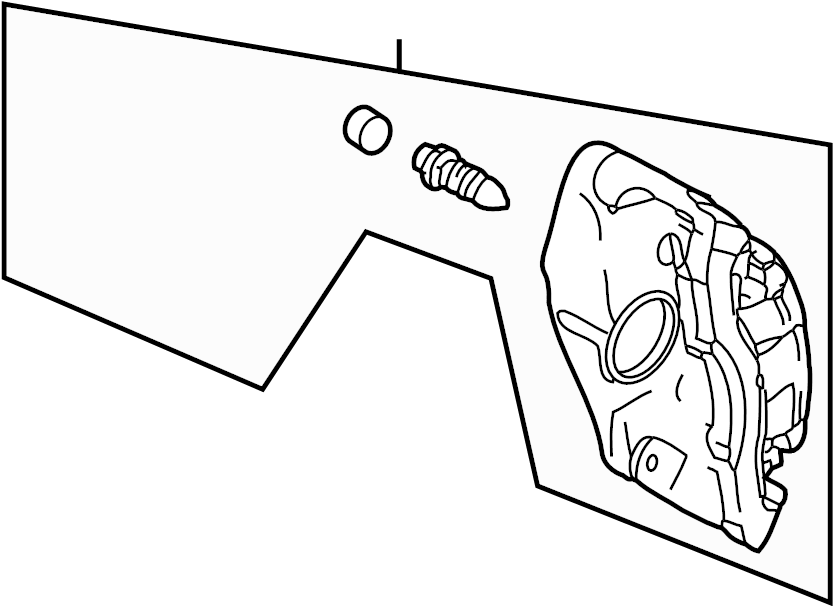 Caliper 1K0-615-124-H - View 2
