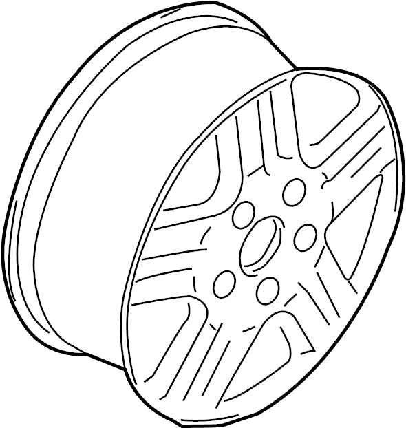 Wheel, Alloy 7L6-601-025-T-Z31