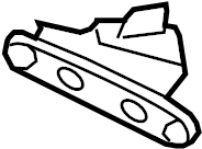 Converter & Pipe Bracket 1K0-253-144-BC