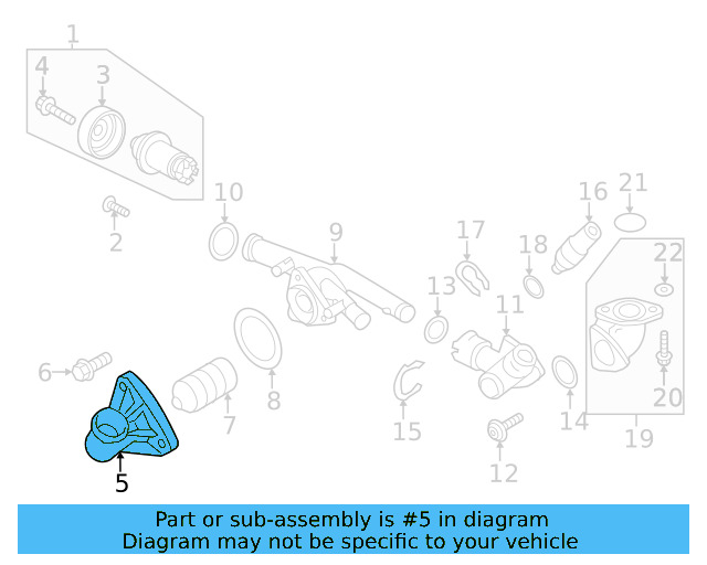 Thermostat Cover 03H-121-121-D - View 12