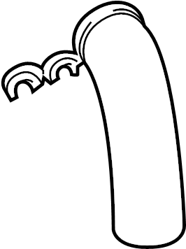 Engine Air Intake Hose Bracket 1K0-129-253 - View 3