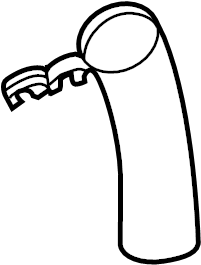 Engine Air Intake Hose Bracket 1K0-129-253 - View 2