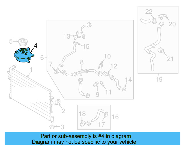 Expansion Tank 5QM-121-407-C - View 16