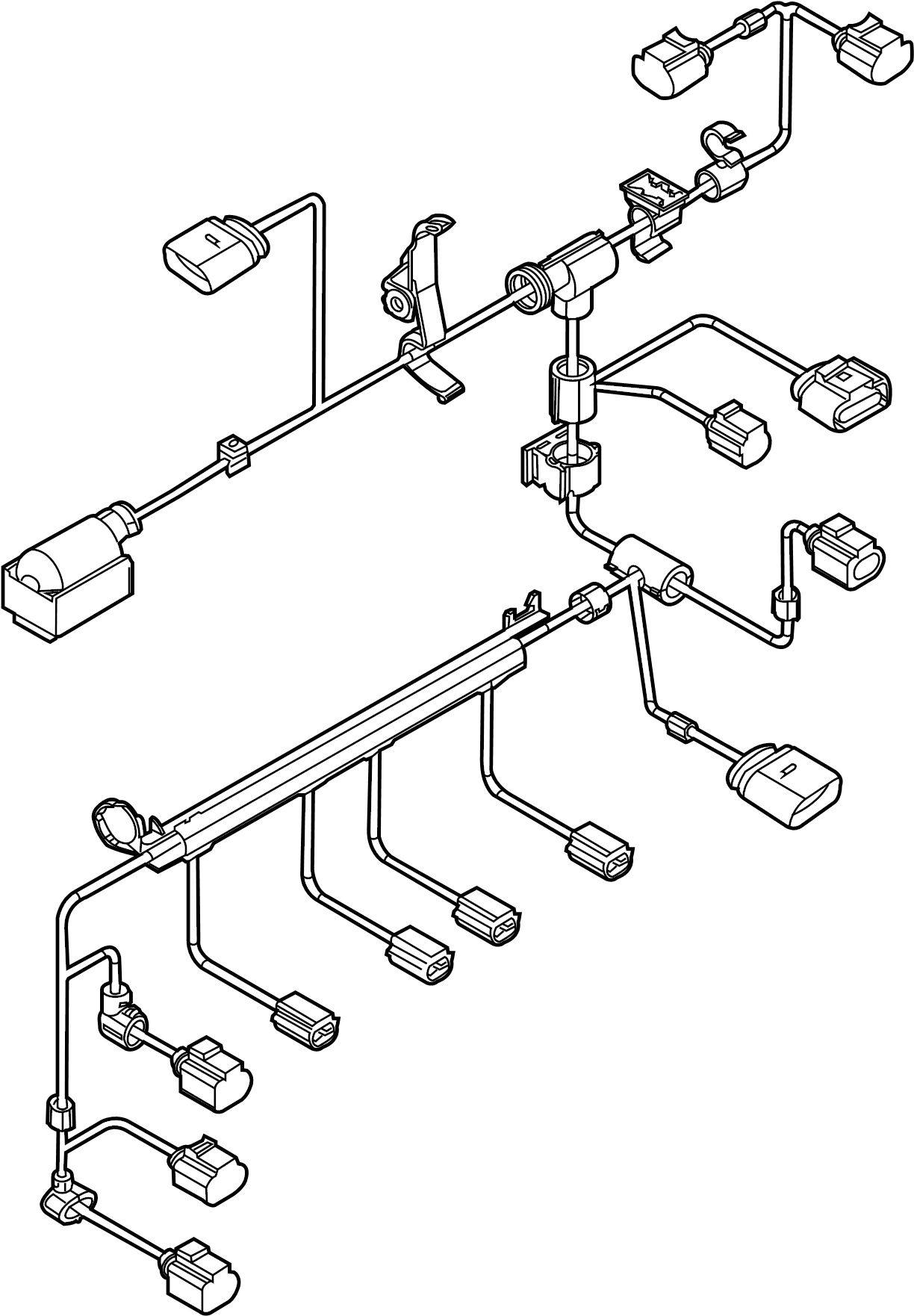 Engine Wiring Harness 06G-971-627-D - View 6