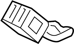 Seat Belt Receptacle 1K0-857-739-M-QVZ - View 5