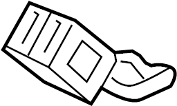 Seat Belt Receptacle 1K0-857-739-M-QVZ - View 4