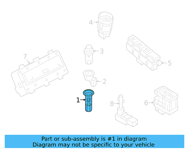 Power Outlet 1K0-919-309 - View 85