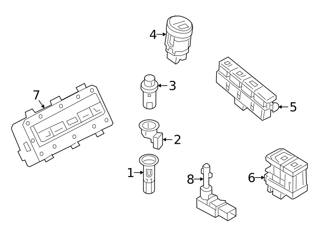 Power Outlet 1K0-919-309 - View 86