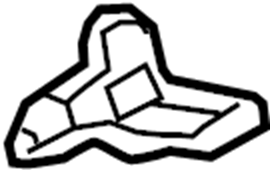 Upper Hinge 1C0-831-401-J - View 3