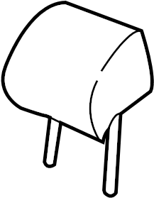 Headrest, Outer 5GM-885-901-C-CMR