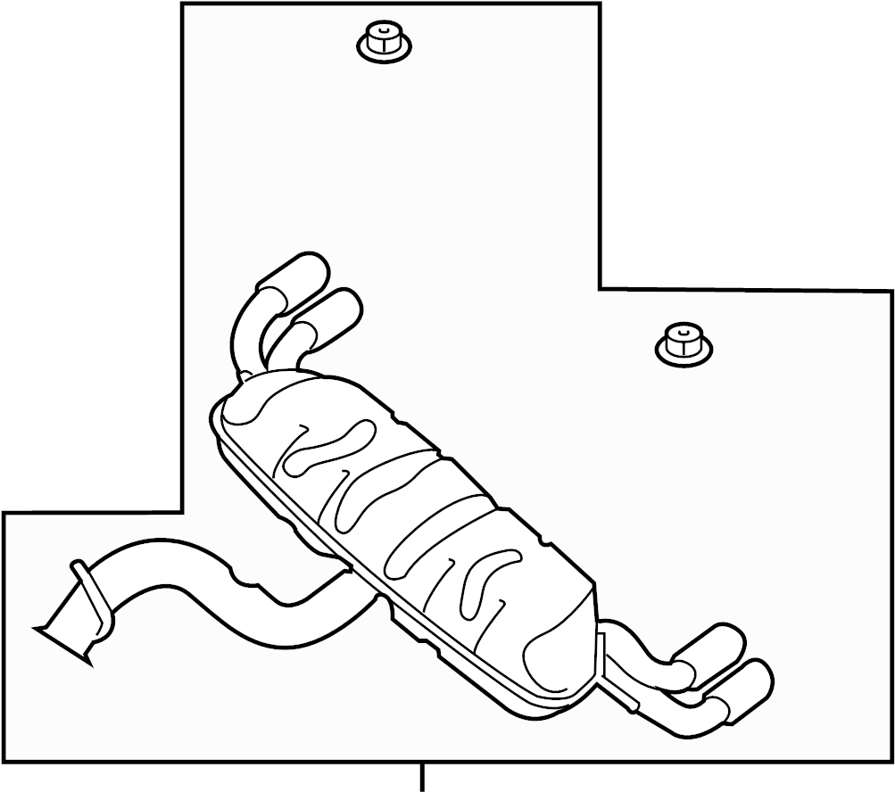 Rear Muffler 5G6-253-609-AK - View 2