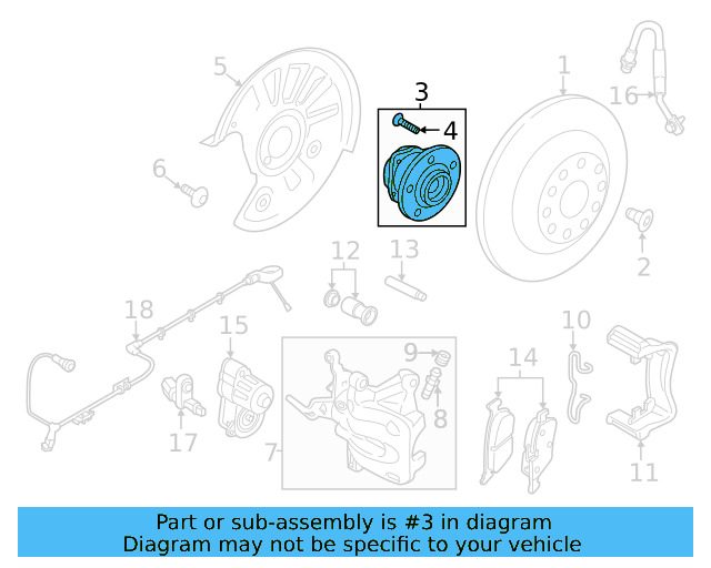 Hub Assembly 3QF-407-621-G - View 3
