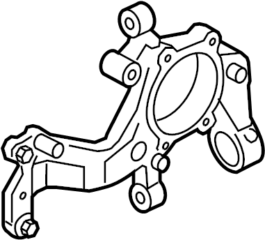 Steering Knuckle 1K0-505-433 - View 3
