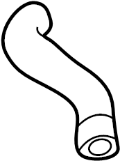 Upper Hose 1J0-122-101-D - View 2