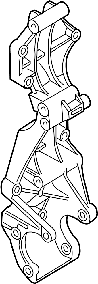 Alternator Bracket 022-260-087-F - View 2