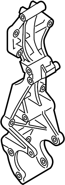 Alternator Bracket 022-260-087-F - View 3