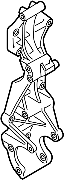 Alternator Bracket 022-260-087-F - View 4