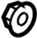 License Bracket Nut WHT-007-341 - View 21