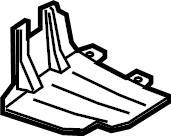 Floor Pan Heat Shield 5Q0-825-729-C