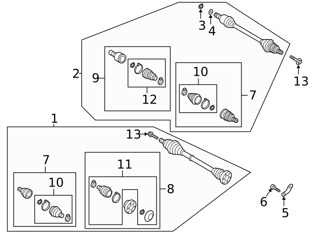 Outer Boot 1K0-498-203-A - View 36