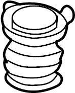 Secondary Air Injection Pump Check Valve 022-131-101-F