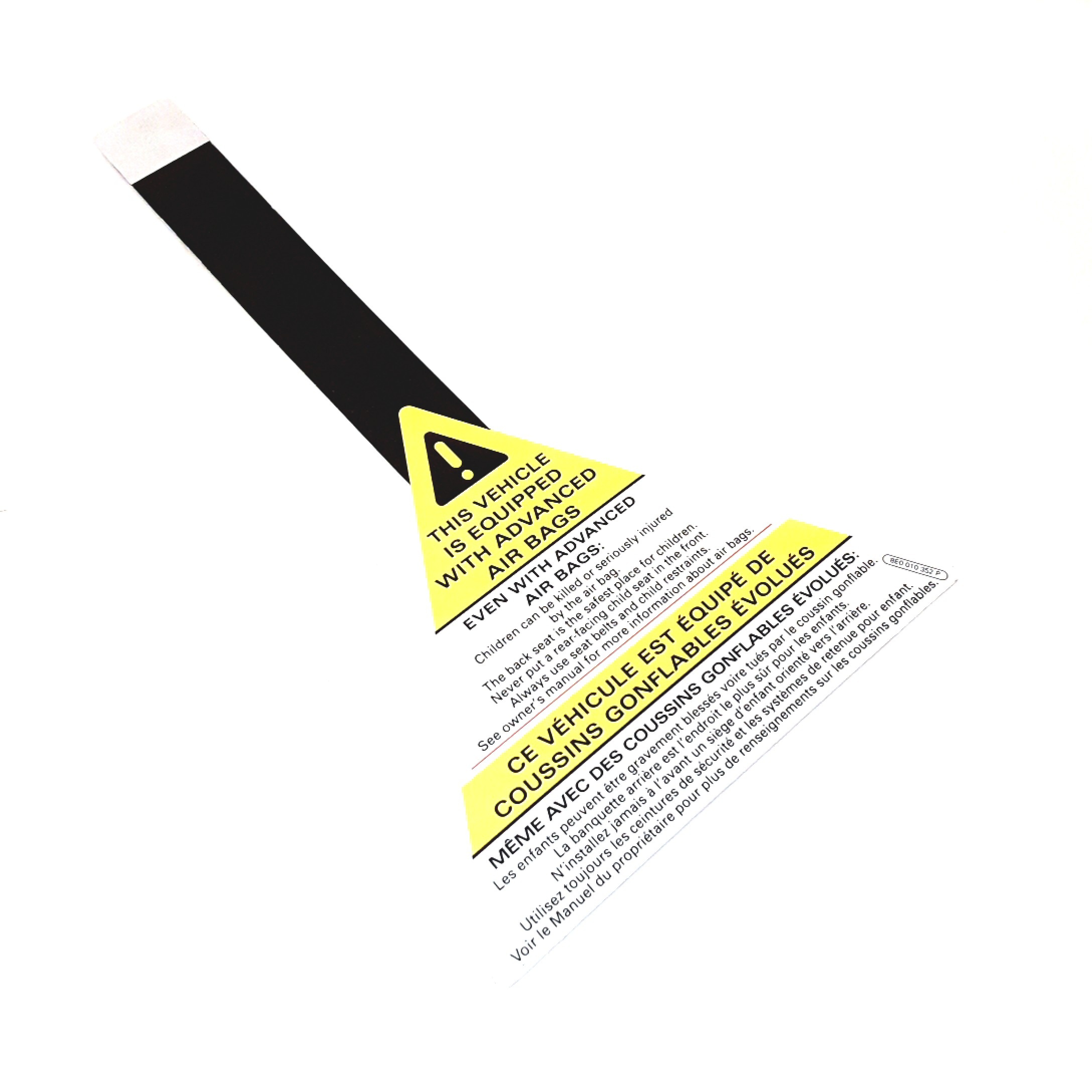 Air Bag Label 8E0-010-352-P - View 28