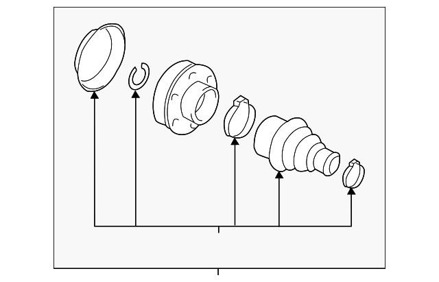 Outer Joint Assembly 5N0-498-099-DX - View 6