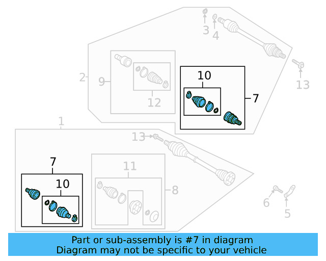 Outer Boot 1K0-498-203-A - View 63