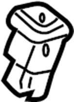 Power Rear Spoiler Switch 1C0-959-511-01C - View 2