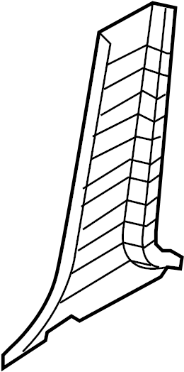 Upper Center Pillar Trim 3CN-867-243-A-ZA2 - View 2