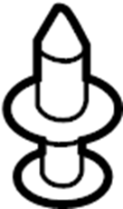 Rocker Molding Rivet 3C0-853-934 - View 15