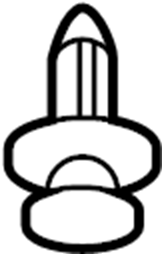 Rocker Molding Rivet 3C0-853-934 - View 14