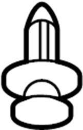 Rocker Molding Rivet 3C0-853-934 - View 13