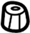 Upper Insulator 8D0-260-425 - View 4