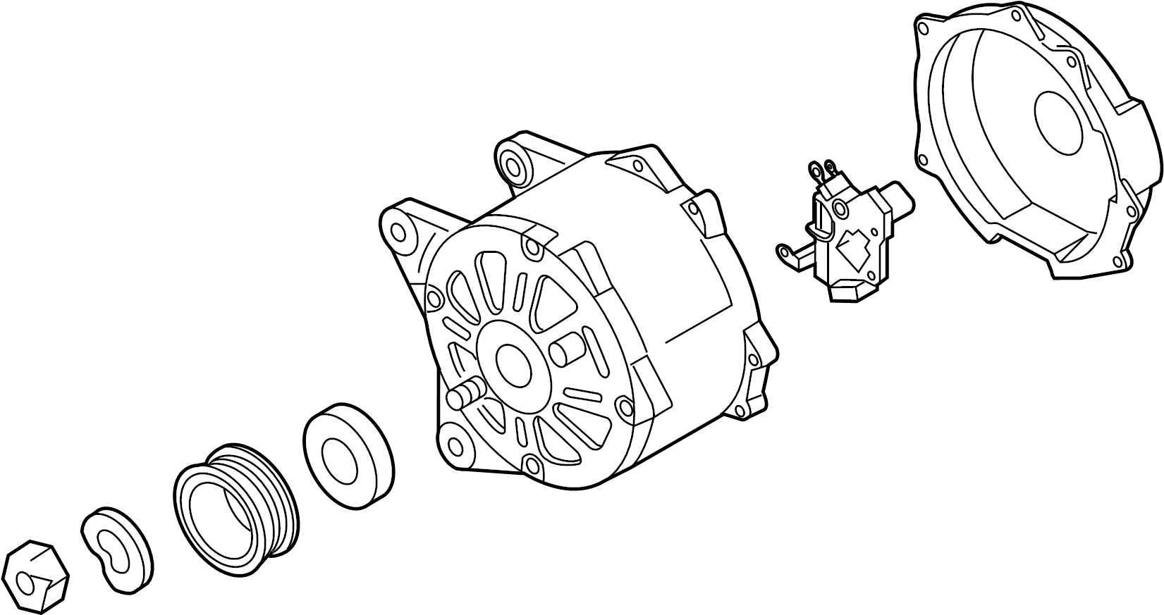 Alternator 04B-903-023-A - View 7