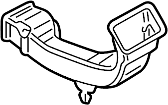 Rear Duct 1K0-864-255-C