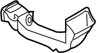 Rear Duct 1K0-864-255-C - View 2